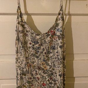H&M floral print tank top